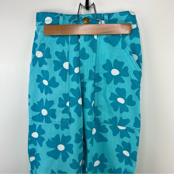 BIG BUD PRESS Blue Flower Classic Work Pants - Picture 4 of 11